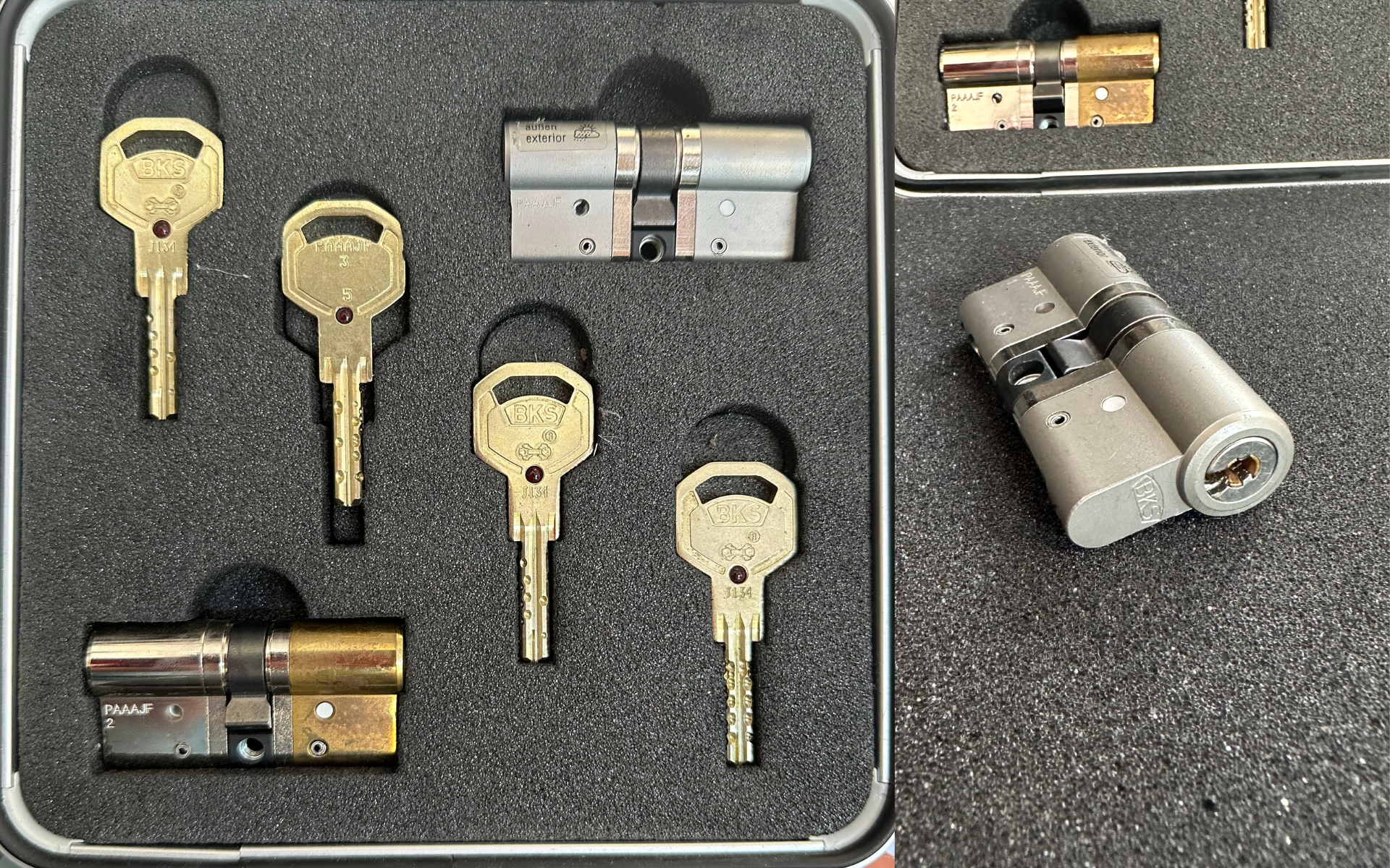 Schlüsselrohlinge (2Stück) Rechteckige Form