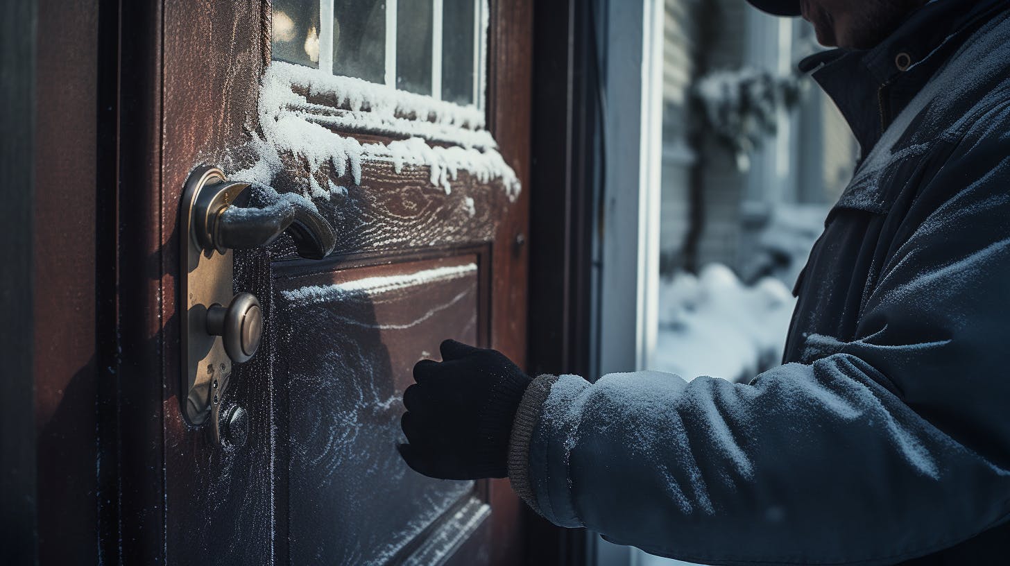 Türschloss eingefroren: Was hilft bei Minusgeraden?